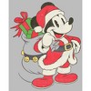 Men's Mickey & Friends Santa Mouse T-Shirt - 2 of 4