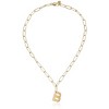 Paperclip Link Initial Necklace - Ettika - 2 of 2