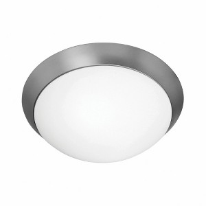 Access Lighting Cobalt 1 - Light Flush Mount in  Brushed Steel - 1 of 2