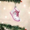 Old World Christmas 2.25 In Pink Baby Shoe Ornament Birth Baptism Tree Ornaments - 3 of 3