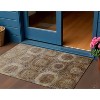 HomeRoots 3' X 5' Rust And Beige Medallion Washable Indoor Outdoor Area Rug - 2 of 4