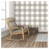 Buffalo Plaid Peel & Stick Wallpaper Gray - Threshold™: Removable, Self-Adhesive, Stain-Resistant, Washable, Vinyl - 4 of 4