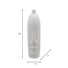 Sagebrook Home 18" Ceramic Face Vase - Ceramic Table Decor, Rustic Decorative Centerpiece For Home, Wedding, Office Decor - White Vase Decor - 3 of 4