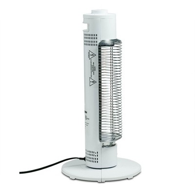 White Electric Infrared Tower Heater with Thermostat
