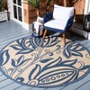 Courtyard CY2961 UV & Stain Resistant Non-Shedding Power Loomed Indoor/Outdoor Rugs - Safavieh - 2 of 3
