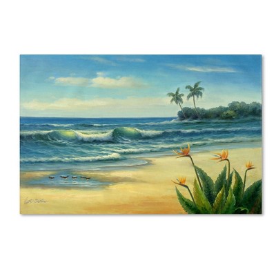 22" x 32" Paradise by Victor Giton - Trademark Fine Art