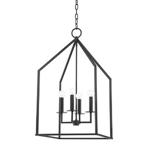 Mitzi Lena 4 - Light Pendant in  Aged Iron - 1 of 1