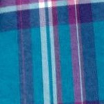 teal plaid