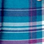 teal plaid