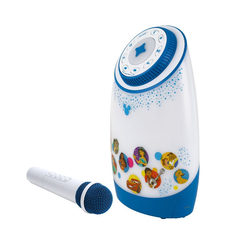 eKids Disney Bluetooth Karaoke Machine with Wireless Microphone for Kids and Fans of Disney Toys - Blue (Di-565DGv23), 3 of 5