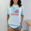 Simply Sage Market Women's Hot Dogs and Home Runs Short Sleeve Garment Dyed Tee - 2 of 2
