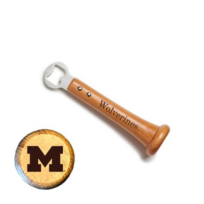 NCAA Hardwood Pickoff Bottle Opener, Michigan Wolverines