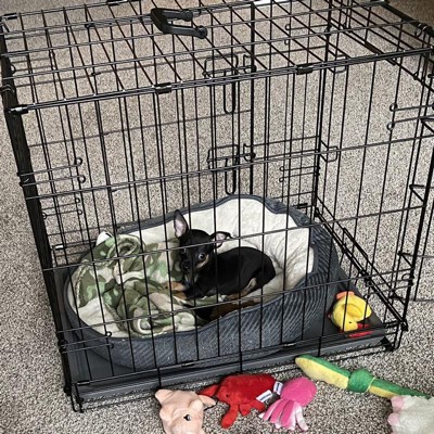 Wire Collapsible Dog Crate - Xs/s - Black - Boots & Barkley™ : Target