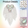 Unique Bargains Elegant Shiny DIY Applique Rhinestone Patches 2 Pcs - 3 of 4