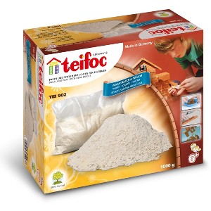 Teifoc Finished Mortar / Cement 1kg Pack - 1 of 2