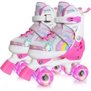 Keppi Rainbow Roller Skates for Toddlers Beginner Kids - 1 of 4