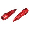 Unique Bargains Wheel Valve Cap Extension Tire Stem Valve Caps Extender Dustproof Waterproof for Auto Aluminum Alloy 4 Pcs - 4 of 4