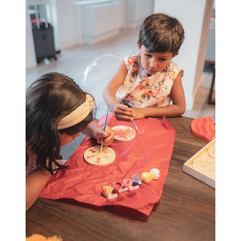 Kulture Khazana Make your own Rangoli Mandala Coasters Kit, 6 of 9
