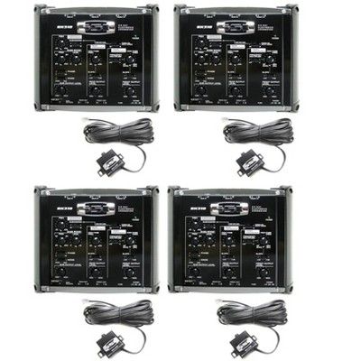 Soundstorm SX310 2/3 Way Electronic Crossover Car Bass Audio w/ Remote (4 Pack)