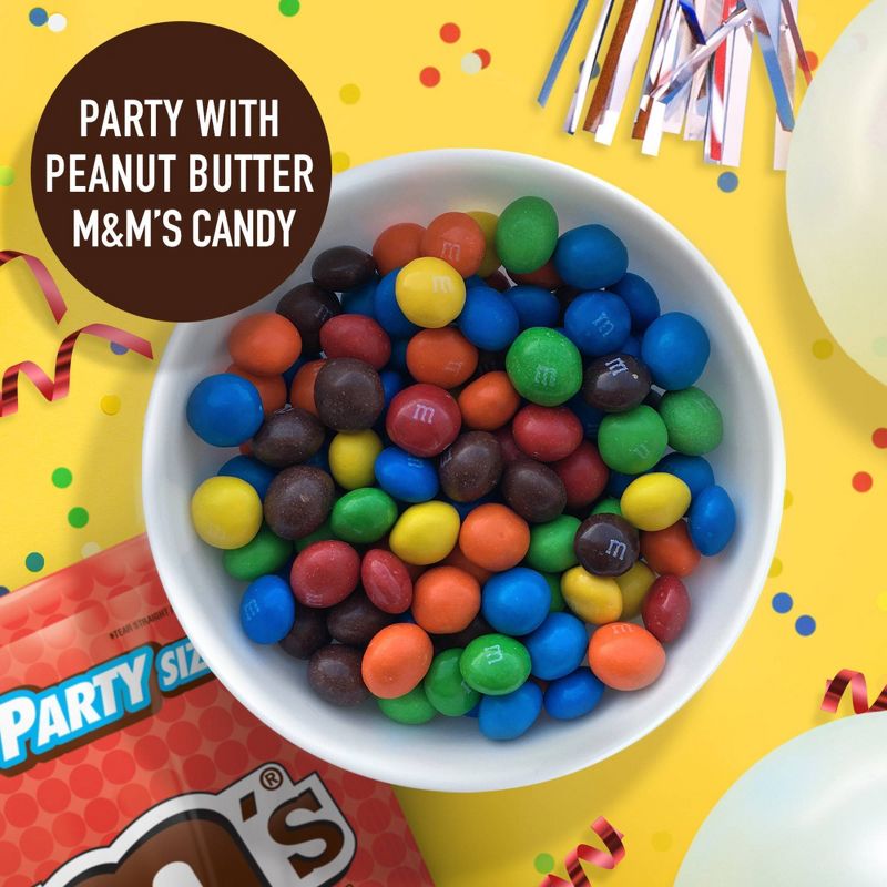M&#38;M&#39;s Party Size Peanut Butter Chocolate Candy - 34oz, 6 of 9