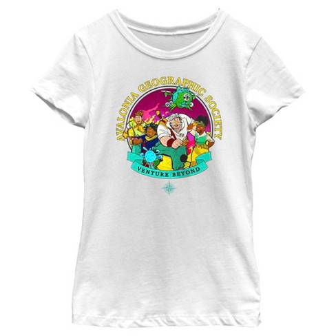 Girl's Disney Strange World Avalonia Geographic Society Venture Beyond Group T-Shirt - image 1 of 4