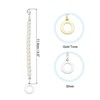Unique Bargains Identification Handle Letter Charm Accessories Gold & Silver Tone 2 Pcs - 2 of 4