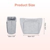 Unique Bargains Portable Makeup Bags and Organizers Encrypted Felt Purse Insert 6.7 x 3.9 x 6.3 Inch - 2 of 4