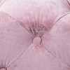 FURNIinspire Ottomans and Benches Velvet Upholstered Ottoman with Modern Simple Fashion Design for Stylish Living, Pink, 18.9"*18.9"*17.3" - 4 of 4