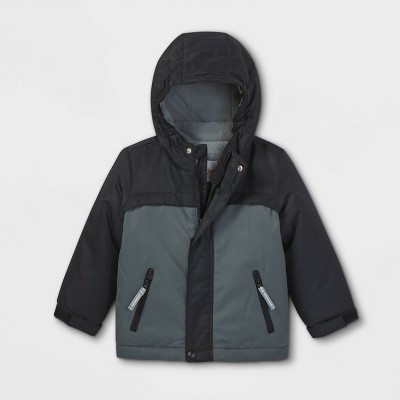 Toddler Boys' Colorblock 3-in-1 Jacket - Cat & Jack™ Black 5T