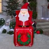Gemmy Animated Christmas Inflatable Santa in Pop Up Box, 5 ft Tall, Multi - 2 of 4