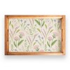 Rustic Marlin Spring Florals Welcome Wooden Serving Trays - 2 of 3