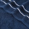 Zero Twist Cotton Solid and Jacquard Bathroom Towel Set by Blue Nile Mills - 4 of 4