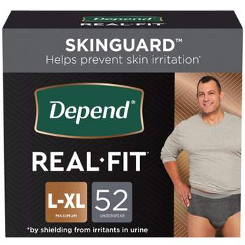 Depends Silhouette Incontinence Underwear Maximum Absorbency Large/XL 4PK