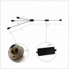 3-Light Black Plug-In Hanging Pendant with ON/OFF Switch, Industrial Hanging Lighting for Kitchen Island Dining Room Bar - 2 of 4