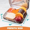 Bentology Dinosaur Fossil Lunch Box- Kids Insulated, Durable Lunchbox Tote Bag Fits Containers, Jars & Water Bottles- Reusable School Lunch Sleeve - 2 of 4