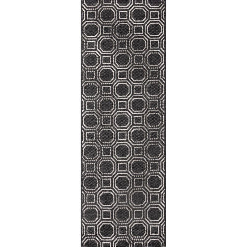 Downeast Camden Machine Made Polypropylene Area Rug Charcoal - Erin Gates by Momeni, 1 of 9
