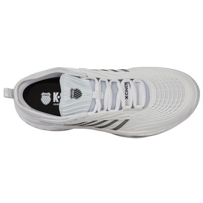 K-Swiss Men's Hypercourt Supreme 2 Tennis Shoe (White/Black) (12) — фото 7