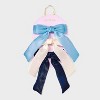 Organza Double Hair Bow Set 3 pk - Wild Fable™ Light Blue/Ivory/Navy - 2 of 3