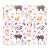 Hudson Baby Infant Girl Cotton Flannel Receiving Blankets, Girl Pinecone, One Size - 2 of 2
