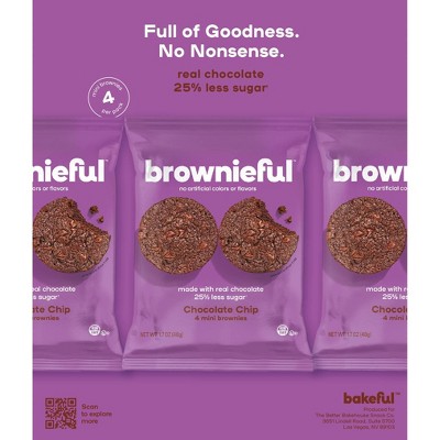 Brownieful Double Chocolate Brownie Bites - 8.5oz/20ct