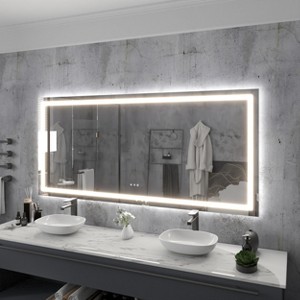 LED Front Light and Backlit Mirror - 1 of 4
