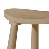 Maven Lane Luna Backless Wooden Kitchen Bar Stool 30" - 4 of 4