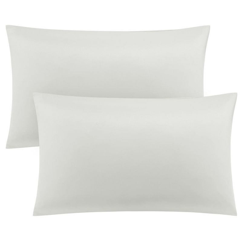 PiccoCasa Luxury Viscose from Bamboo Pillowcases Free Cooling Pillow Cover with Zipper Closure 2 Pcs, 1 of 6