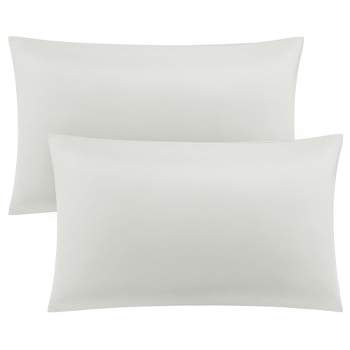 PiccoCasa Luxury Viscose from Bamboo Pillowcases Free Cooling Pillow Cover with Zipper Closure 2 Pcs