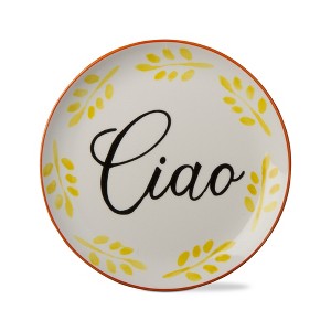 tagltd Dolce Vita Ciao Appetizer Plate Dinnerware Serving Plates - 1 of 2