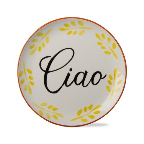 tagltd Dolce Vita Ciao Appetizer Plate Dinnerware Serving Plates - image 1 of 2