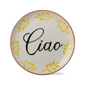 tagltd Dolce Vita Ciao Appetizer Plate Dinnerware Serving Plates