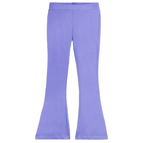 Mightly Girls Fair Trade Organic Cotton Flare Leggings Yoga Pant - Small  (6.7), Purple : Target