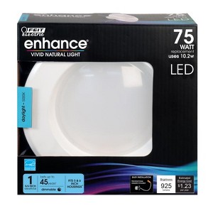 Feit Electric Enhance White 5-6 in. W LED Dimmable Recessed Downlight 12.3 W - 1 of 4