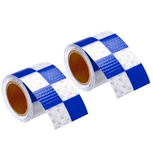Unique Bargains High-Visibility Trucks Trailers Cars Warning Adhesive Reflective Tapes 10 Ft x 2 Inch - 1 of 4